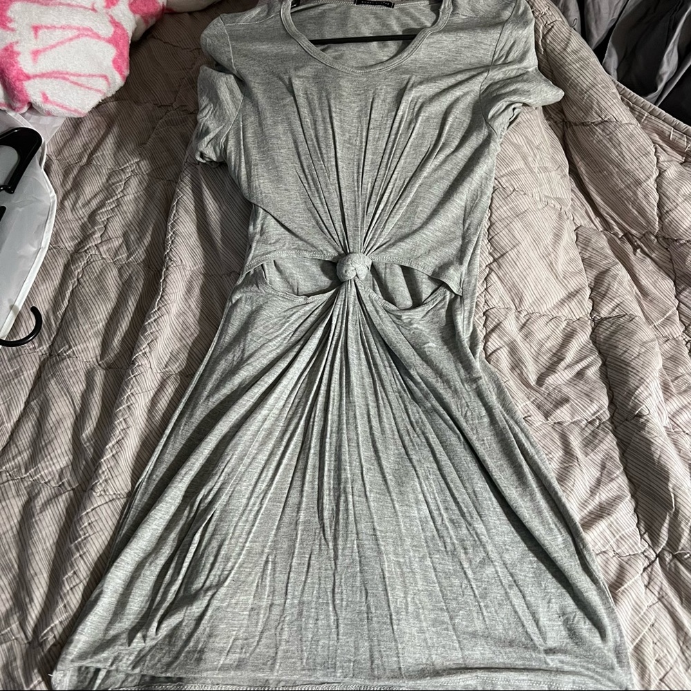 Grey T Shirt Dress